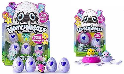 Hatchimals Colleggtibles Season 1 4-pack   bonus and 2-pack   nest Bundle,