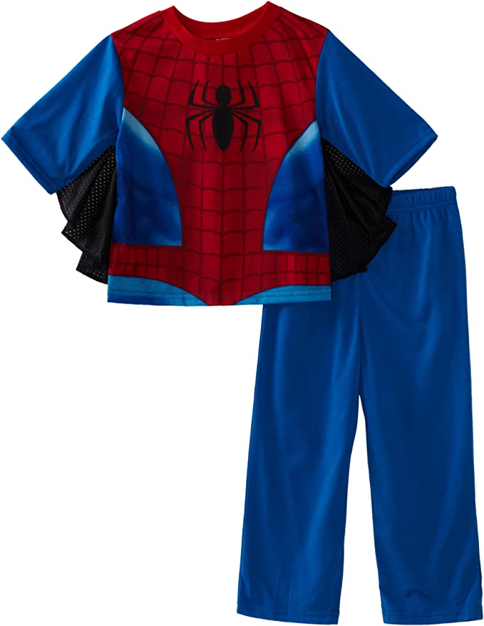AME Sleepwear Big Boys' Spider-Man Uniform Two-Piece Pajama Set