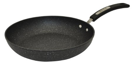 Starfrit The Rock Fry Pan with Bakelite Handle, 11", Dark Gray
