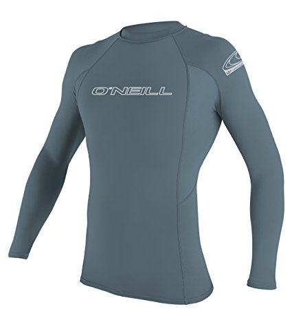 O'Neill Wetsuits Men's Basic Skins UPF 50  Long Sleeve Rash Guard