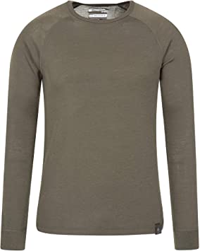 Mountain Warehouse Merino Mens Baselayer Top - Fast Dry T-Shirt