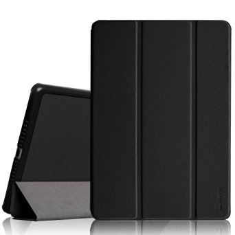 iPad Air 2 Case - Fintie SmartShell Case for Apple iPad Air 2 (iPad 6) 2014 Model, Ultra Slim Lightweight Stand with Smart Cover Auto Wake / Sleep Feature, Black