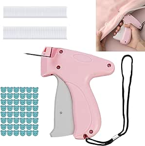 Stitchy Micro Stitch Gun for Clothing, New Stitchy Quick Clothing Fixer, Mini Quick Repair Garment Sewing Machine, Handheld Sewing Machine Instant Button Garment Connector (1PC-Pink)