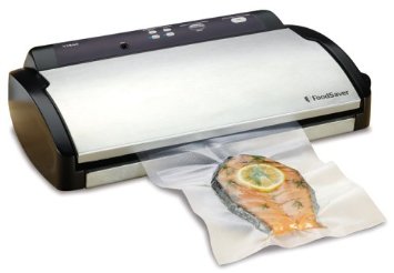 FoodSaver V2840 Advanced Design Vacuum Food Sealer, White/Black