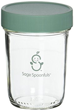 Sage Spoonfuls 4 Piece Glass Snack Jar