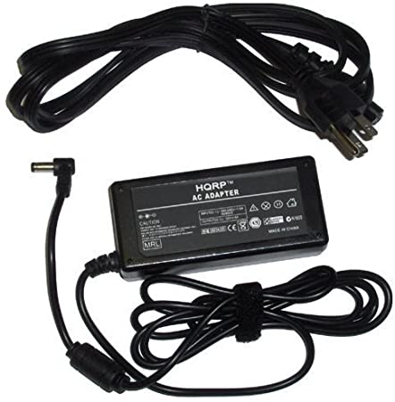 HQRP AC Adapter Works with Vizio PA-1051-11 E190MV E220MV M220MV M190MV VM190XVT VM230XVT TV Television Power Supply Cord Adaptor   Euro Plug Adapter