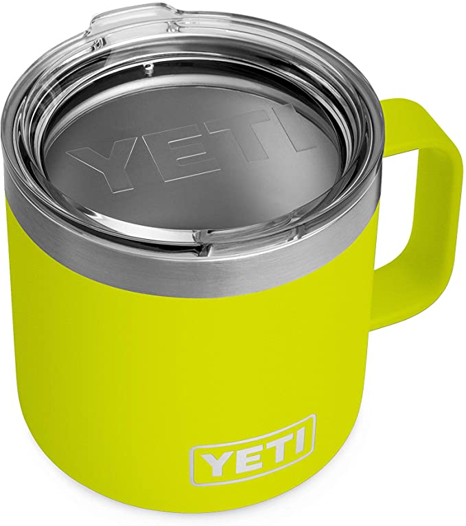 YETI Rambler 14 oz Mug, Stainless Steel, Vacuum Insulated with Standard Lid