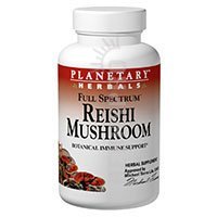 Planetary Herbals, Reishi Mushroom, Full Spectrum, 460 mg, 100 Tablets by Planetary Herbals