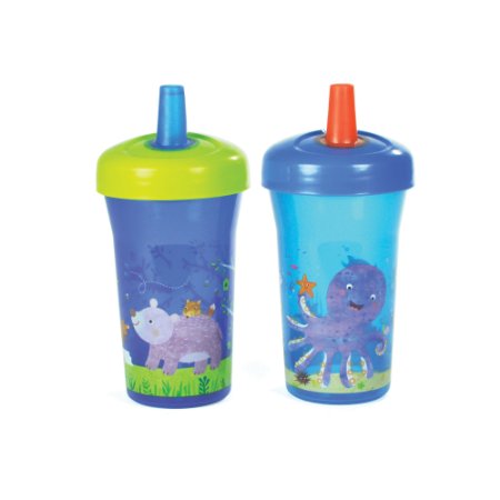 The First Years Simple Straw Cup - 9oz 2 pack Blue