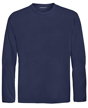 DRI-Equip Youth Long Sleeve Moisture Wicking Athletic Shirts. Youth Sizes XS-XL