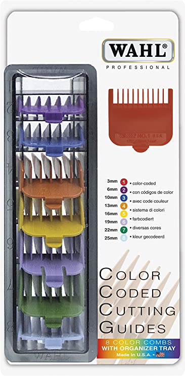 Wahl Colour Coded Plastic Comb Attachments for Standard Multi Cut Clippers