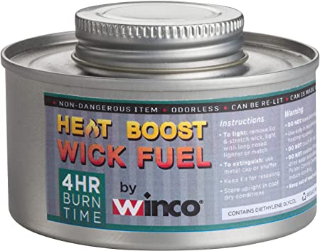 Winco C-F4 Chafing Fuel, 4 Hour, Twist Cap.