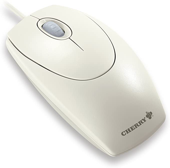 CHERRY M-5400 WheelMouse Optical - USB - 3 Button - Wired - Scroll Wheel - Lt Grey