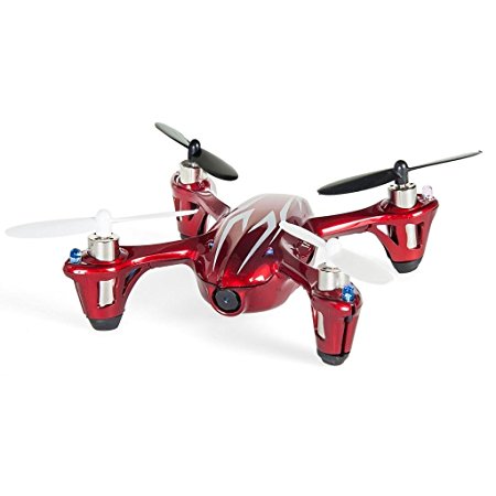 Hubsan X4 H107C HD 2.0MP Camera 2.4G 4CH 6 Axis Gyro RC Quadcopter (H107C Red-Sliver)