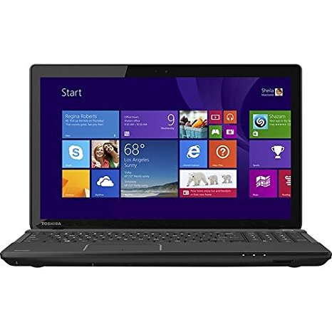 Toshiba - Satellite - Model: C55dt-a5106 - 15.6" Touch-screen Laptop - AMD Quad-core A6-5200 Accelerated Processor with AMD Radeon Hd 8400 Graphics - 4gb Memory - 750gb Hard Drive - Satin Black