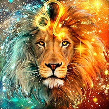 5D Diamond Painting Kits for Adults Full Drill DIY Lion Diamond Paintings Crystal Rhinestone Embroidery Pictures Cross Stitch Arts Crafts for Home Wall Decor 12x16inch