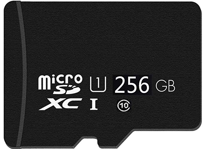 256GB Micro SD SDXC Memory Card High Speed Class 10 with Micro SD Adapter