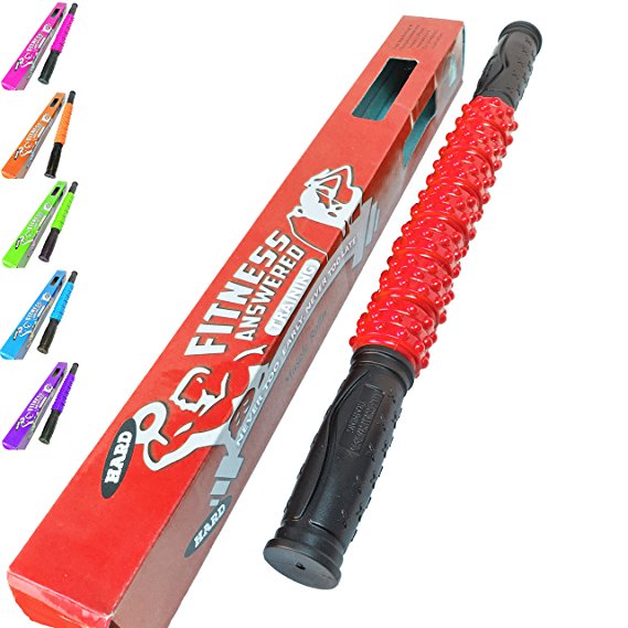 The Muscle Stick Elite Hard Massage Roller - Red