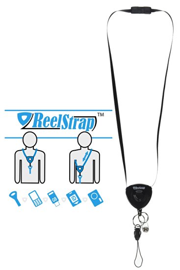ReelstrapTM - The Best Id Badge Holder. Better Than Badge Reels or Retractable Lanyards.