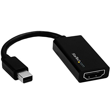 StarTech.com Mini DisplayPort to HDMI Adapter - 4K mDP to HDMI Converter - UHD 4K 60Hz