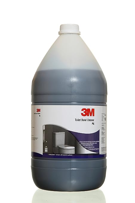 3M Professional P6 Toilet Bowl Cleaner, Cleaning High Viscosity for Toilet Bowl, Urinate Bowl, All Ceramic Surface, Fast & Easy Application, Clean & Sanitize with Refreshing Fragrance (5L, Pack of 1)