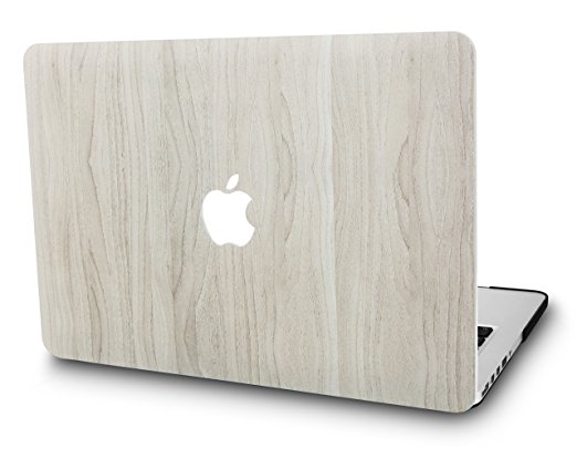 KEC MacBook Pro 13" Retina Case (2015 Old gen.) Plastic Hard Shell Cover A1502 / A1425 (Pine Wood 2)