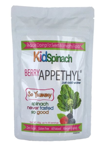 Appethyl, KidSpinach Berry Drink, Delicious! 90g Appetite Suppressant