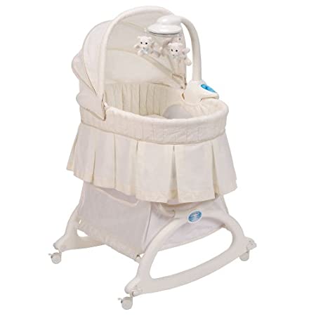 Kolcraft Cuddle 'N Care Rocking Bassinet With Light Vibes mobile (Discontinued by Manufacturer)