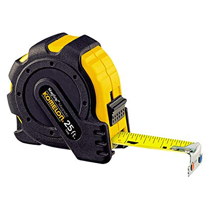 Komelon 7425 MagGrip Measuring Tape with Magnetic End, 25-Foot