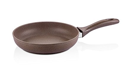 Granite Frying Pan | Non-Stick | Scratch-Resistant Forged Aluminum w/ QuanTanium Coating | Even Heating Cooking Dishware | Includes Recipe E-Book & Storage Bag (9.5-Inch)