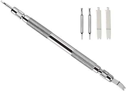 GGI 7 pcs Spring Bar Tool - Stainless Steel - Watch Repair Tool Kit for Watch Band Replacement and Pin Tool Set