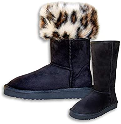 PAWJ California Tall Vegan Fur Lined Boot
