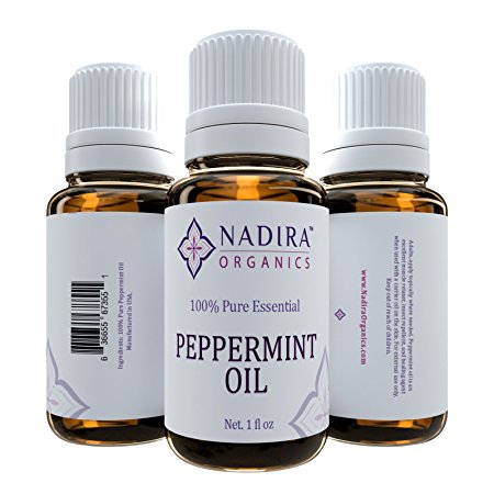 Peppermint Essential Oil - 100% Pure, Steam Distilled - 1 oz