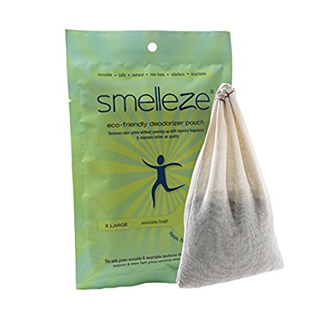 SMELLEZE Reusable Nursery Odor Removal Deodorizer Pouch: Rids Child Smell Without Scents in 200 Sq. Ft.