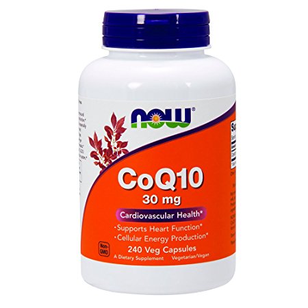 NOW CoQ10 30 mg,240 Veg Capsules