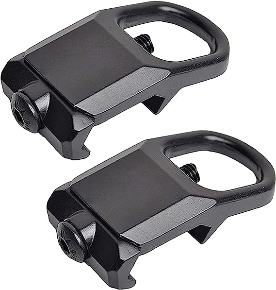 Pecawen Industries Sling Attachment Picatinny Rail for 2 Point Traditional Sling Mount 2Pack
