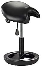 Safco Twixt Saddle Seat Stool, Sitting-Height adjustable-home-desk-chairs, Black