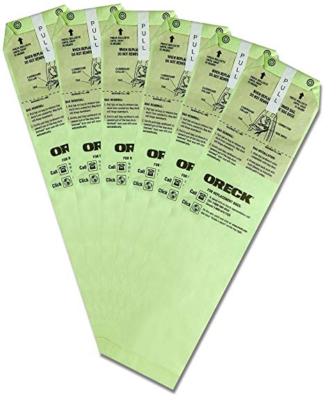 Oreck Advanced Filtration Vacuum Bags for Magnesium Upright (Pack of 6)