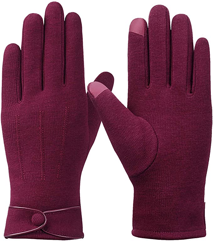 Womens Winter Gloves Touchscreen Warm Gloves Windproof Gloves for Women Girls with Lining Glove