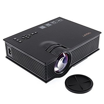 Tronfy Multi-media Mini 800480 Portable LED Projection Micro Home Cinema Theater Pico Projector -Black