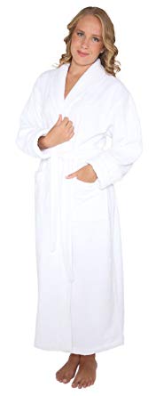 Arus Women's Optimal Style Full Length Thick Shawl Collar Turkish Bathrobe