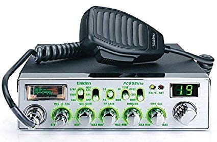 Uniden PC88ELITE - 40-Channel Trucker's CB with Enhanced Night Vision Display, Analog S/RF/SWR/Mod Meter, Instant Channel 9/19, Variable Dimmer Control, AM/PA, 40 Channel