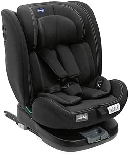 Chicco UnicoEvoI-Size, Siège Auto 0-36 Kg, homologué ECE R129/03, Isofix 360° pivotant et inclinable, Groupe 0 /1/2/3 De 0 à 12 ans, Black