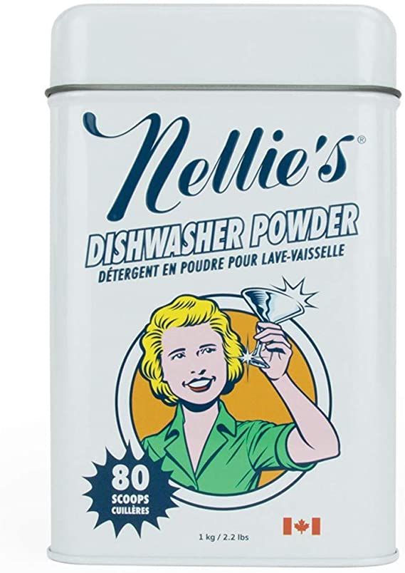 Nellie's NLS-100T All Natural Laundry soda, 100 Load Tin, NLS-100T, 3.3 Pound by Nellie's