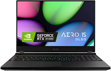 [2020] Gigabyte AERO 15 OLED SB Thin+Light High Performance Laptop, 15.6" 4K UHD OLED Display w/ 100% DCI-P3, GeForce GTX 1660 Ti, i7-10875H, 16GB DDR4, 512GB NVMe