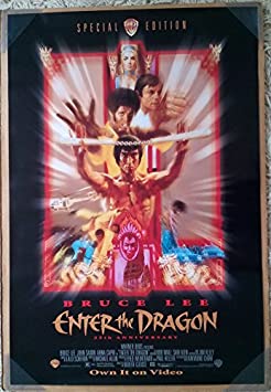 Movie Poster Enter The Dragon 1 Sided Original 27x40 Bruce LEE