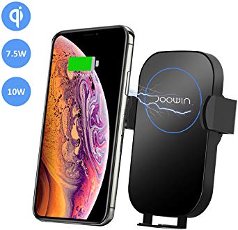 Wireless Car Charger, 10W/7.5W Qi Wireless Fast Charging Auto-Clamping Car Mount, Air Vent Phone Holder Compatible with iPhone Xs MAX/XS/XR/X/8/8 , Samsung S10/S10 /S9/S9 /S8/S8 , LG/Pixel