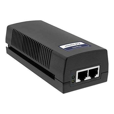 BV-Tech Single Gigabit Port Power over Ethernet Plus PoE  Injector - 30W - 802.3at - up to 100 meters (325 Feet) - POE-I100GH