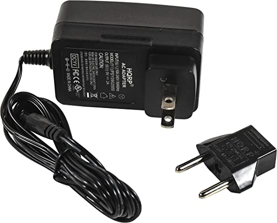 HQRP AC Adapter/Power Supply Compatible with Roland PSB-1U PSB-1 PSB-120 ACB-120 ACF-120 ACK-120 ACI-120 ACI-120C   Euro Plug Adapter