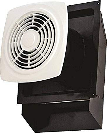 Air King EWF-180 Through the Wall Exhaust Bath Fan with 180-CFM and 6.5-Sones, White Finish
